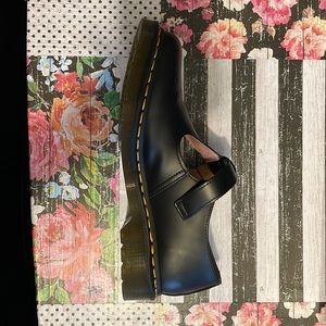DOC MARTEN SMOOTH POLLEY MARY JANES BLACK SIZE US WOMENS 9 EXCELLENT CONDITION